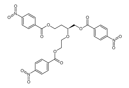 1,4-Butanediol, 2-2-(4-nitrobenzoyl)oxyethoxy-, bis(4-nitrobenzoate) (ester), (S)- picture