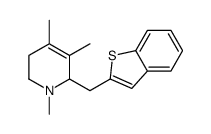 6-(1-benzothiophen-2-ylmethyl)-1,4,5-trimethyl-3,6-dihydro-2H-pyridine Structure