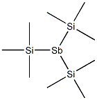 tris(trimethylsilyl)antimony Structure