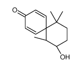 (1S,2R)-2-hydroxy-1,5,5-trimethylspiro[5.5]undeca-7,10-dien-9-one结构式