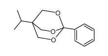 4-phenyl-1-propan-2-yl-3,5,8-trioxabicyclo[2.2.2]octane structure