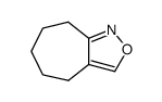 5,6,7,8-tetrahydro-4H-cyclohept[c]isoxazole结构式
