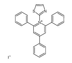 2,4,6-triphenyl-1-thiazol-2-yl-pyridinium, iodide结构式