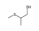 2-methylsulfanylpropane-1-thiol结构式