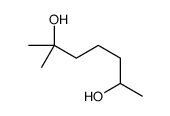 2-methylheptane-2,6-diol Structure