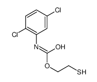 2,5-Dichlorocarbanilic acid 2-mercaptoethyl ester structure