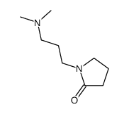 1-[3-(dimethylamino)propyl]pyrrolidin-2-one结构式