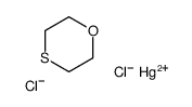 dichloromercury,1,4-oxathiane结构式