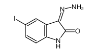 3-hydrazinyl-5-iodoindol-2-one结构式