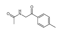 α-(N-Acetylamino-)-4-methylacetophenon结构式