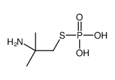 (2-amino-2-methylpropyl)sulfanylphosphonic acid结构式