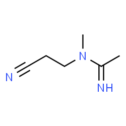 Ethanimidamide, N-(2-cyanoethyl)-N-methyl- (9CI)结构式