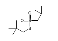 1-(2,2-dimethylpropylsulfonylsulfanyl)-2,2-dimethylpropane结构式