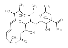 Leuconolide,5-O-(3-C-acetyl-4,6-dideoxy-b-D-xylo-hexopyranosyl)-18-deoxo- (9CI) picture