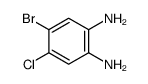 4-溴-5-氯苯-1,2-二胺结构式