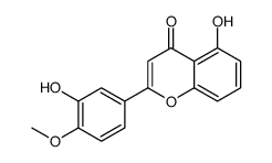 5-hydroxy-2-(3-hydroxy-4-methoxyphenyl)chromen-4-one Structure