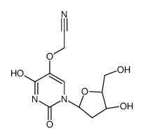 5-((cyanomethylene)oxy)-2'-deoxyuridine结构式