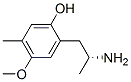 Phenol, 2-(2-aminopropyl)-4-methoxy-5-methyl-, (R)- (9CI) structure