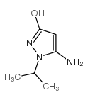 5-AMINO-1-ISOPROPYL-1H-PYRAZOL-3-OL Structure