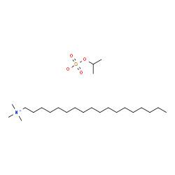 trimethyl(octadecyl)ammonium isopropyl sulphate结构式