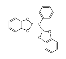 Bis-benzo[1,3,2]dioxaphosphol-2-yl-phenyl-amine结构式