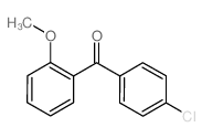 4-氯-2’-甲氧基苯甲酮结构式