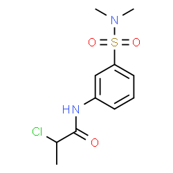 2-Chloro-N-[3-(dimethylsulfamoyl)phenyl]propanamide Structure