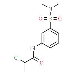 2-Chloro-N-[3-(dimethylsulfamoyl)phenyl]propanamide structure