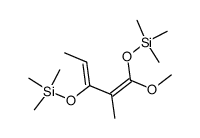 (4Z)-6-ethylidene-4-methoxy-2,2,5,8,8-pentamethyl-3,7-dioxa-2,8-disilanon-4-ene结构式