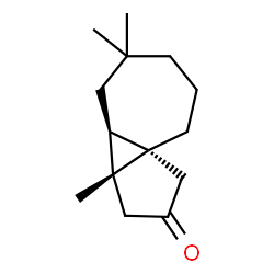 Cyclopenta[1,3]cyclopropa[1,2]cyclohepten-2(1H)-one, octahydro-7,7,8b-trimethyl-, (3aR,8aS,8bS)-rel- (9CI) Structure