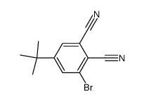 3-bromo-5-tert-butylphthalodinitrile Structure