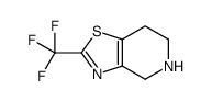 4,5,6,7-四氢-2-三氟甲基噻唑并[4,5-c]吡啶结构式