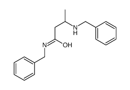 N-benzyl-3-(benzylamino)butanamide结构式