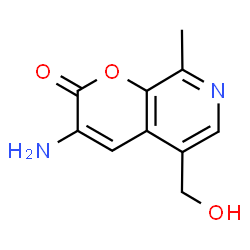 2H-Pyrano[2,3-c]pyridin-2-one,3-amino-5-(hydroxymethyl)-8-methyl-(8CI)结构式