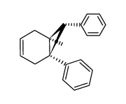 1-methyl-6,7-diphenylbicyclo[4.1.0]hept-3-ene Structure