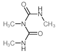 Imidodicarbonic diamide, N,N,2-trimethyl- Structure