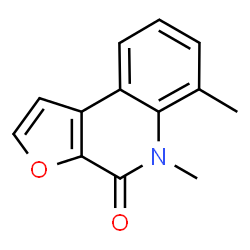 Furo[2,3-c]quinolin-4(5H)-one, 5,6-dimethyl- (9CI) structure