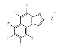 2-fluoromethyl-4,5,6,7,8,9-hexafluoronaphtho[2,1-b]furan结构式