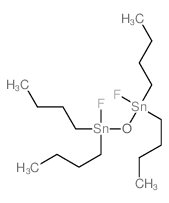 Distannoxane,1,1,3,3-tetrabutyl-1,3-difluoro- Structure