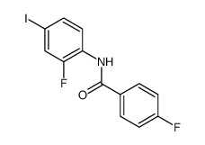 4-Fluoro-N-(2-fluoro-4-iodophenyl)benzamide结构式
