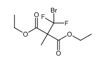 diethyl 2-[bromo(difluoro)methyl]-2-methylpropanedioate Structure