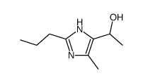 α,5-dimethyl-2-propyl-4-imidazolemethanol结构式