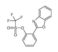[2-(1,3-benzoxazol-2-yl)phenyl] trifluoromethanesulfonate Structure