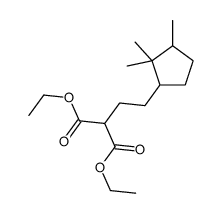 diethyl [2-(2,2,3-trimethylcyclopentyl)ethyl]malonate结构式