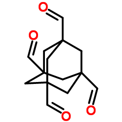 金刚烷-1, 3, 5, 7-四甲醛结构式