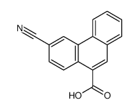 6-cyanophenanthrene-9-carboxylic acid Structure