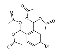 4-bromo-1,2-bis-diacetoxymethyl-benzene Structure