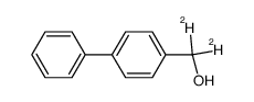 α,α-dideuterio-p-phenylbenzyl alcohol结构式