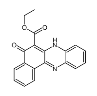 ethyl 5-oxo-7H-benzo[a]phenazine-6-carboxylate结构式