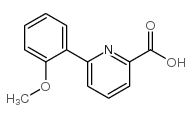 6-(2-METHOXYPHENYL)PICOLINIC ACID structure